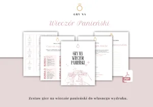 Gry na wieczór panieński do własnego wydruku - plik PDF